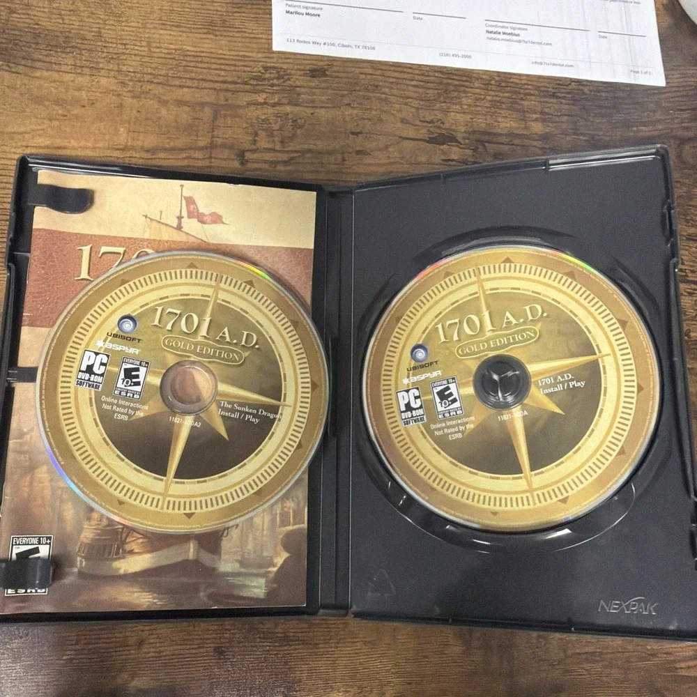 Ubisoft Anno 1701 A.D. Gold Edition + Expansion Pack PC NTSC 2008 E10+ RTS